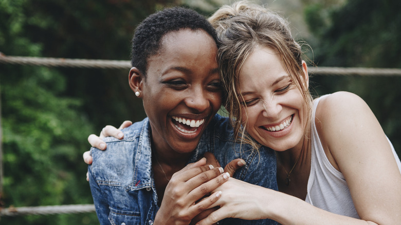 Laughing couple