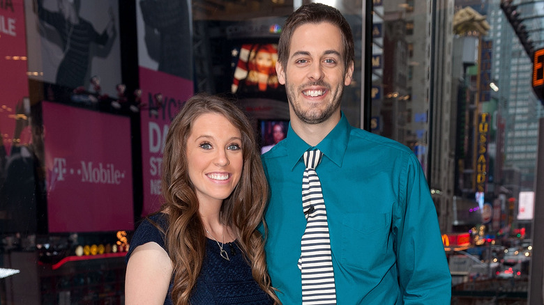 Jill and Derick Dillard in Times Square studio