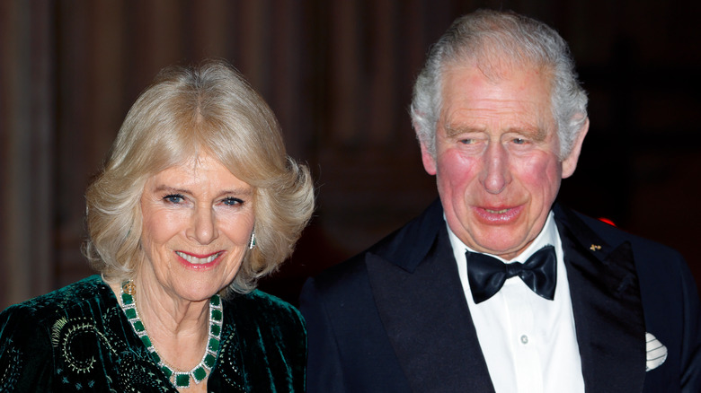 Prince Charles and Camilla Parker Bowles smiling