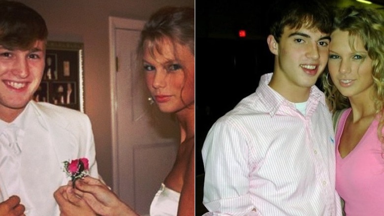 Taylor Swift with high school boyfriends Brandon Borello and Sam Armtrong