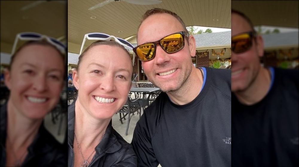 Selfie of Adrienne Gang and husband Dr. Andrew Danks