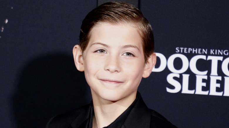 Jacob Tremblay posing at event