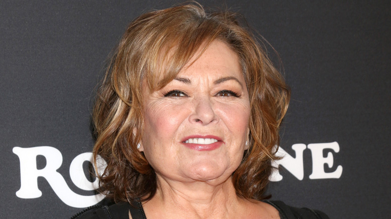 Roseanne Barr smiling