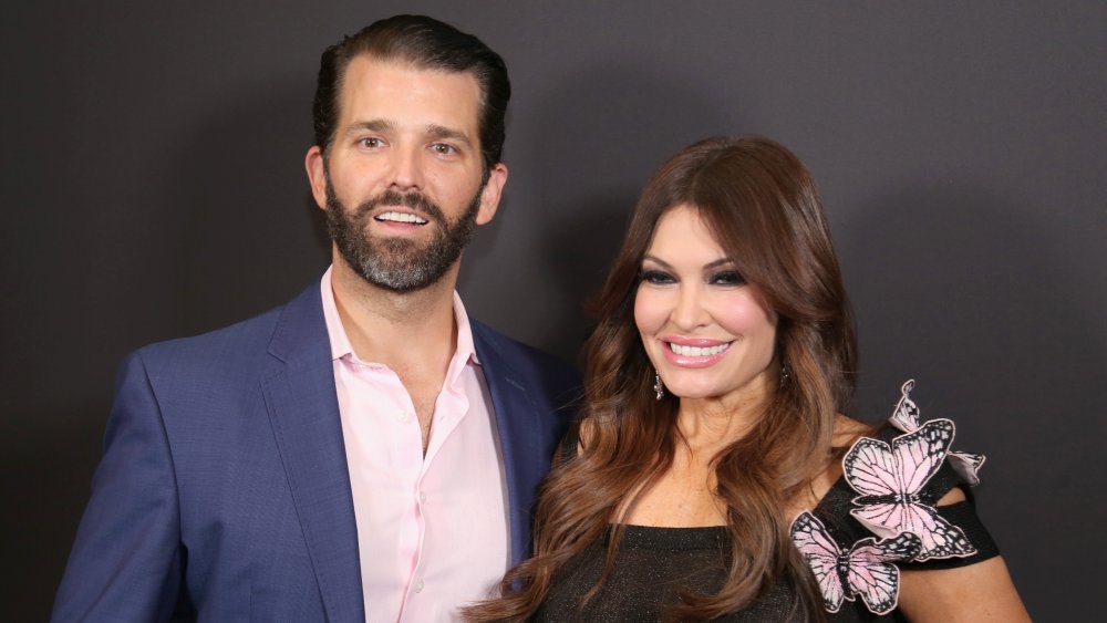 Kimberly Guilfoyle and Donald Trump, Jr.