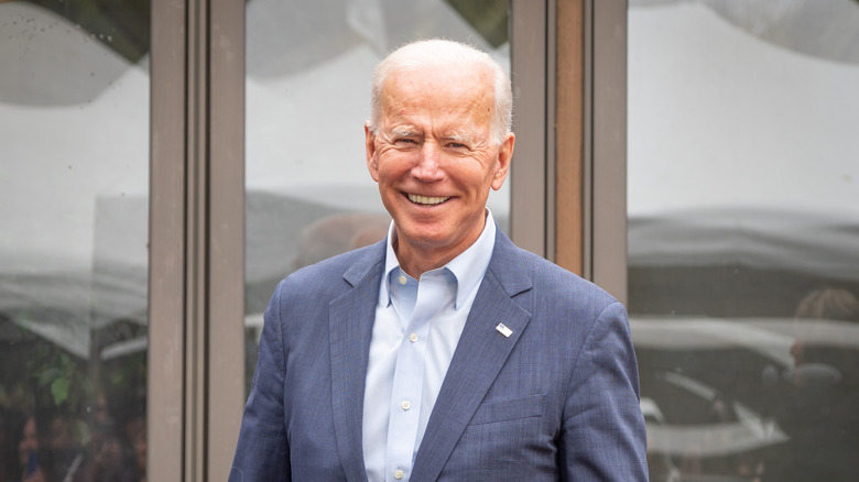 Joe Biden smiling 