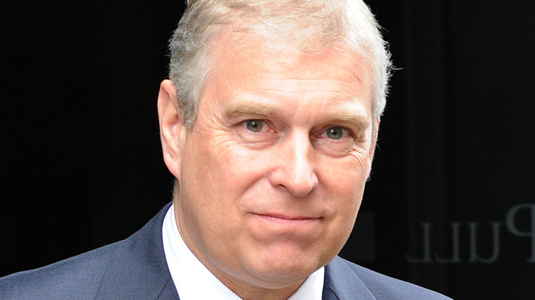 Prince Andrew smiling