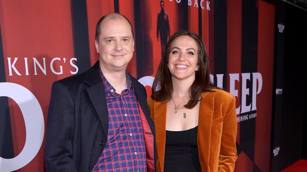 Kate Siegel, who plays Viola in The Haunting of Bly Manor, and husband Mike Flanagan