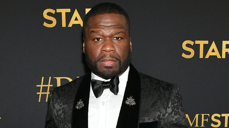 Here's Why 50 Cent Hung Upside Down During His Super Bowl Performance