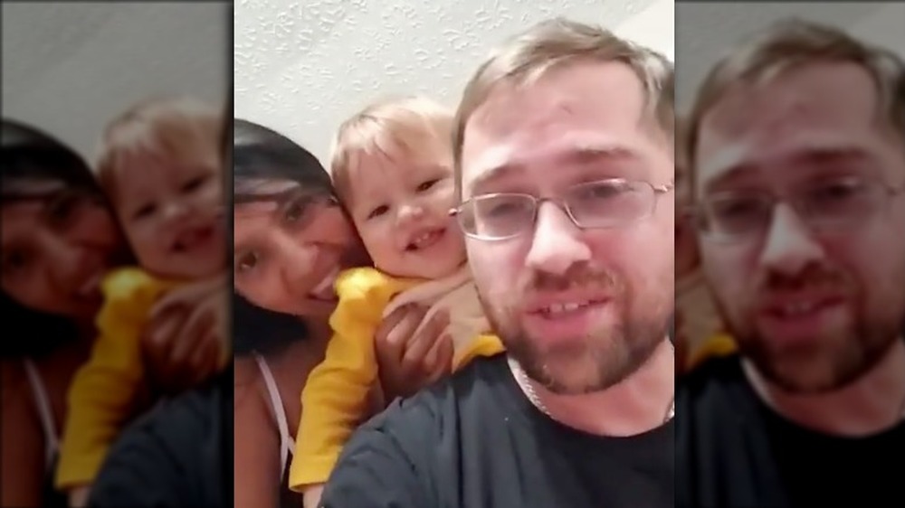 90 Day Fiance's Paul and Karine with their son Pierre 