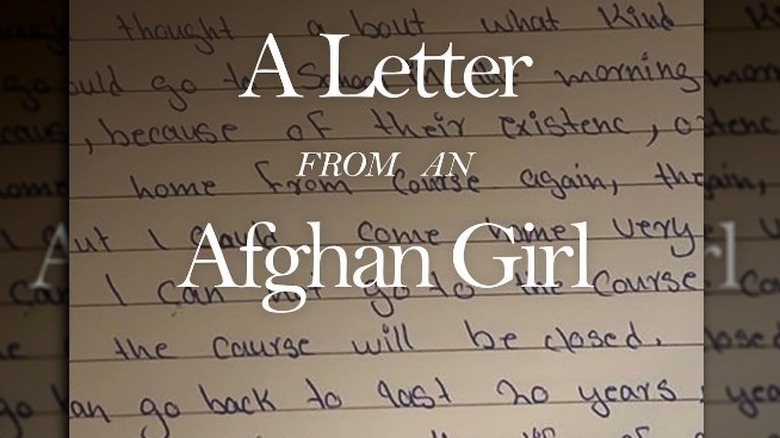 Angelina Jolie first Instagram post, letter from an Afghan girl