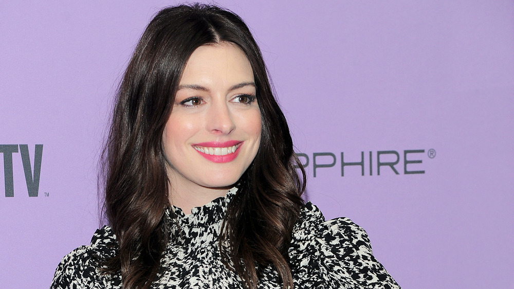 Anne Hathaway attends event