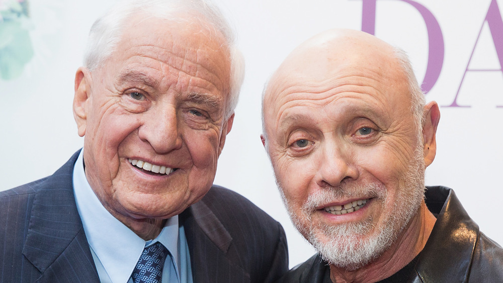 Garry Marshall and Hector Elizondo smiling together