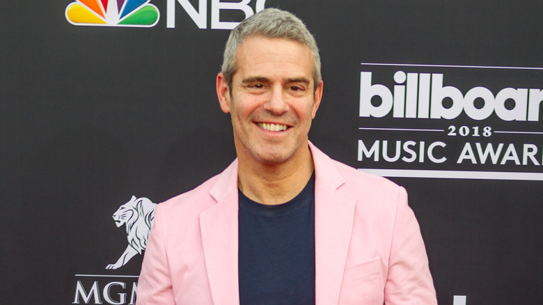 Andy Cohen pink jacket