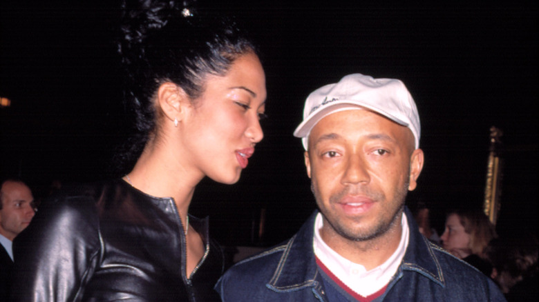 Kimora Lee Simmons and Russell Simmons at event