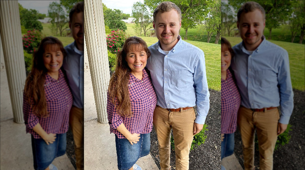 Jed Duggar with his mother, Michelle