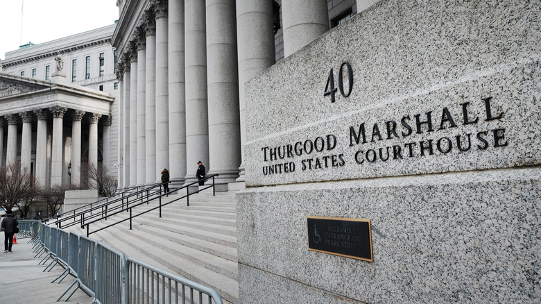 Thurgood Marshall United States Courthouse, where Ghislaine Maxwell's trial took place