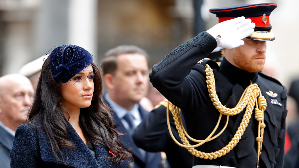 Prince Harry and Meghan Markle at official event