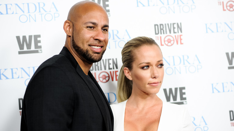 Hank Baskett and Kendra Wilkinson at an event