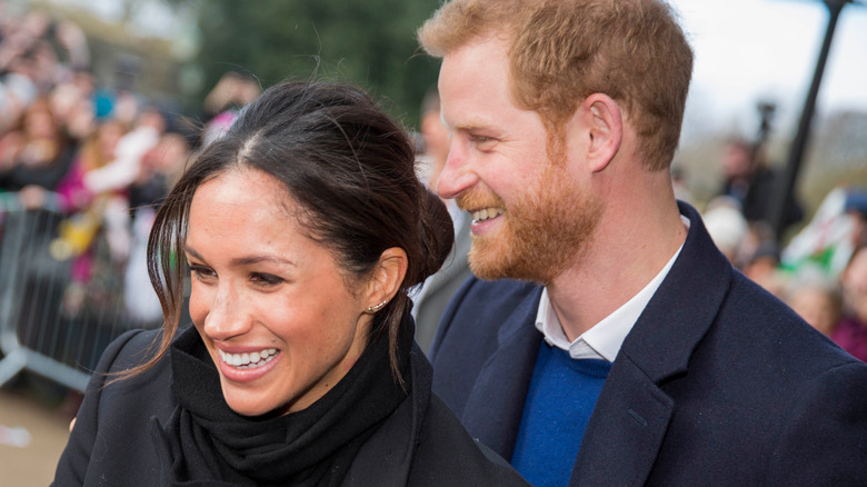 Prince Harry with Meghan Markle