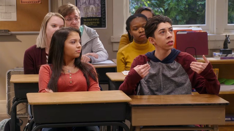 Fabrizio Guido and a bunch of other students, sitting at desks in Mr. Iglesias