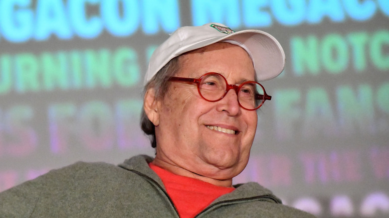 Chevy Chase smiling at an event