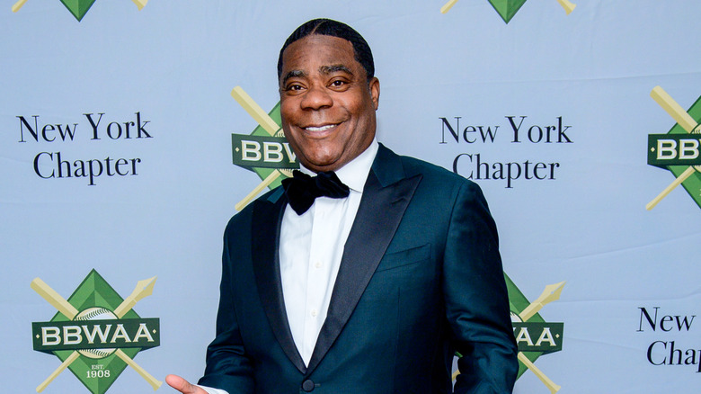 Tracy Morgan posing at an event