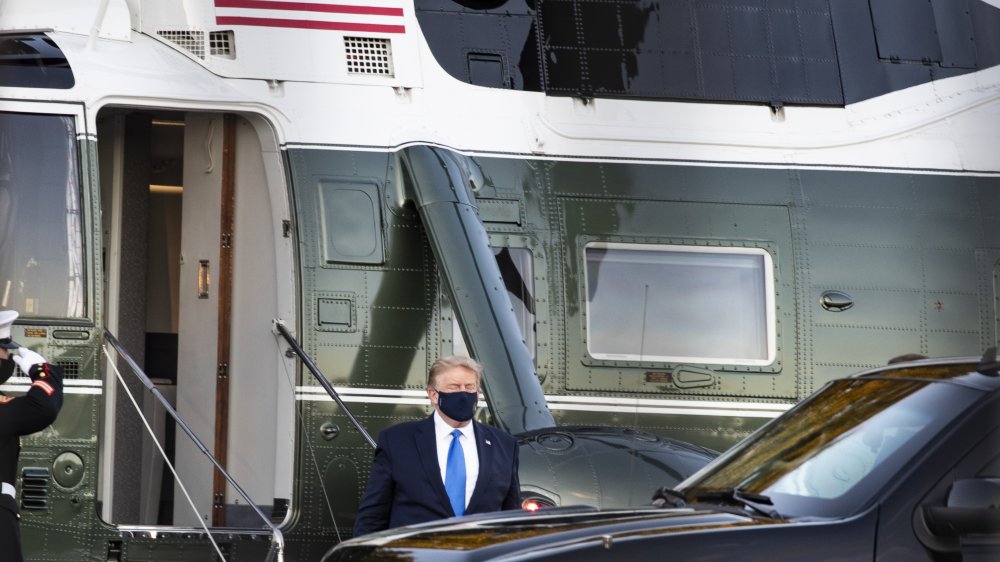 Donald Trump at Walter Reed Medical Center