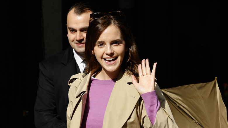 Emma Watson waving