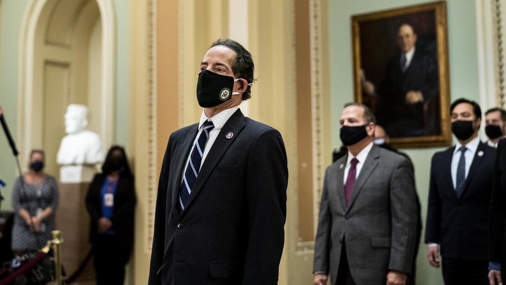 Congressman Jamie Raskin wearing mask