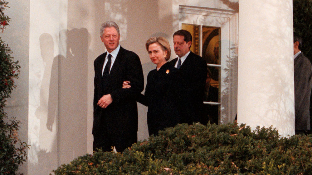 Bill Clinton at WH 1998