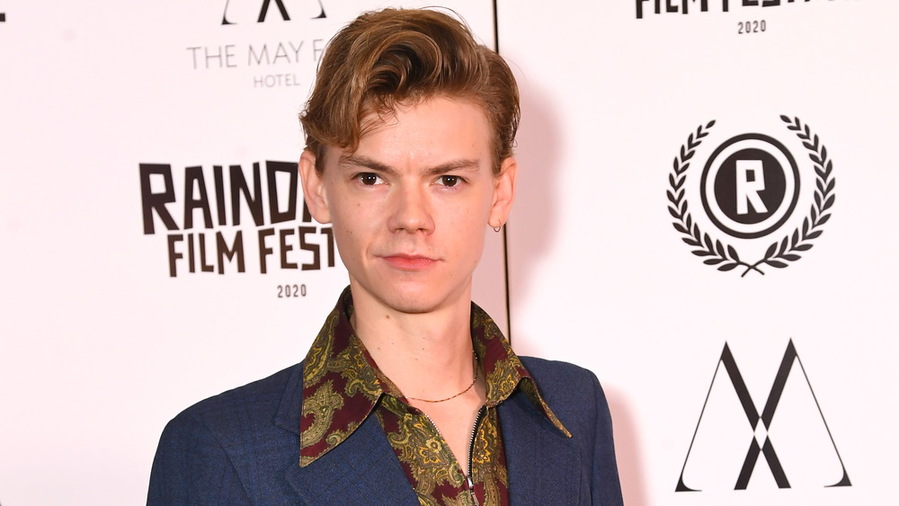 Thomas Brodie-Sangster on red carpet