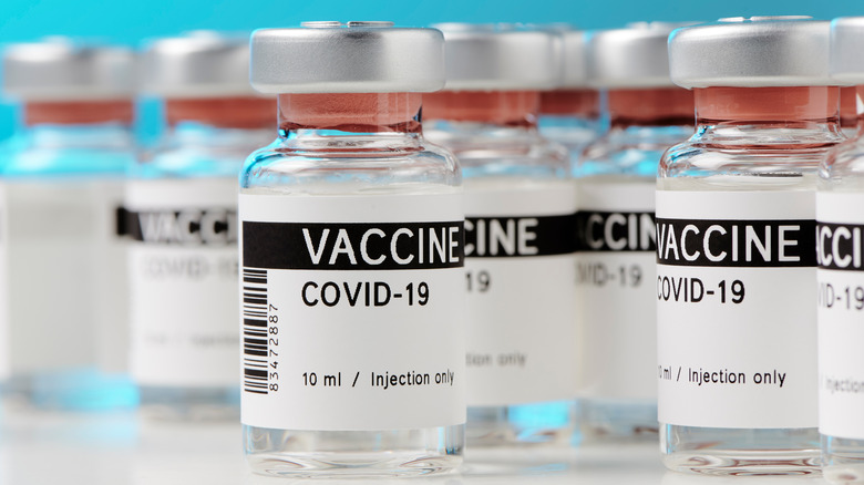 COVID vaccine vials