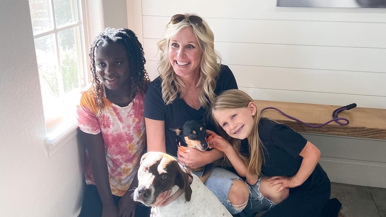 Jenny and her daughters, Sylvie and Charlotte