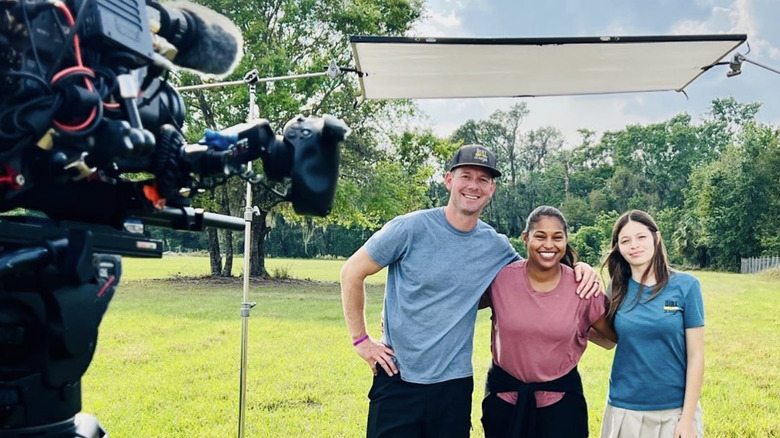 Mika, Brian, and Jade Kleinschmidt posing