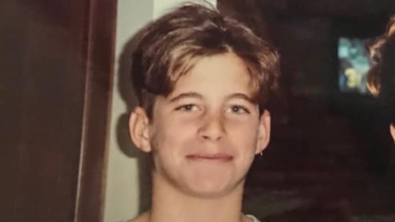 Tarek El Moussa as a teen