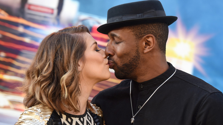 Allison Holker kisses tWitch