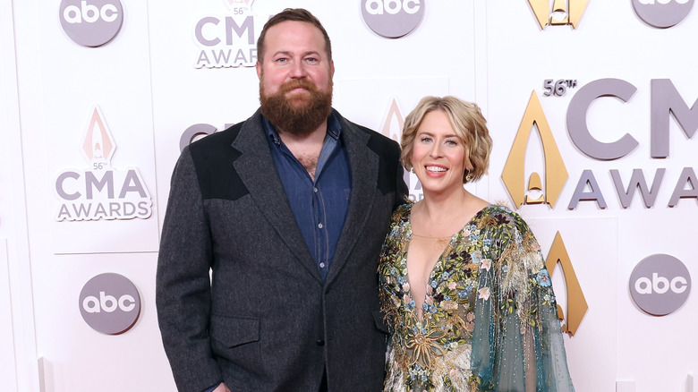 Erin and Ben Napier attend the 2022 CMAs