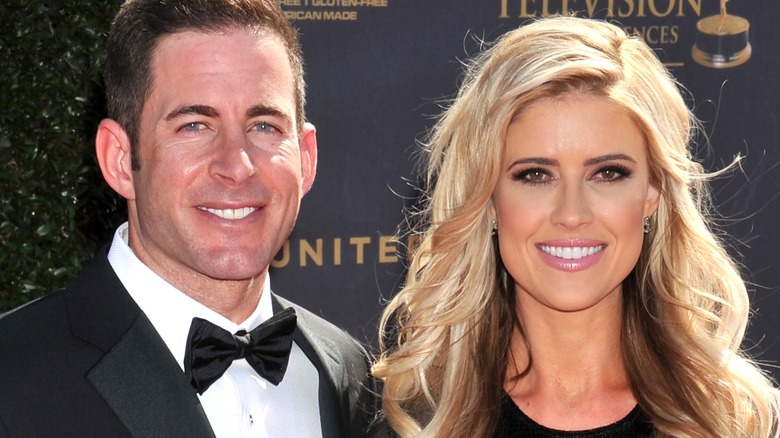 Tarek El Moussa Christina Hall smiling