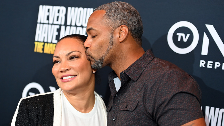 Egypt Sherrod and Mike Jackson attend the screening of "Never Would Have Made It: The Marlin Sapp Story"