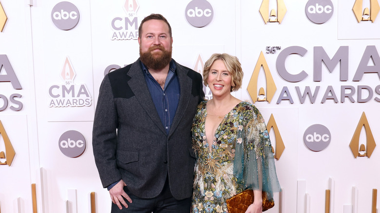 Ben and Erin Napier walk the red carpet at the CMA Awards