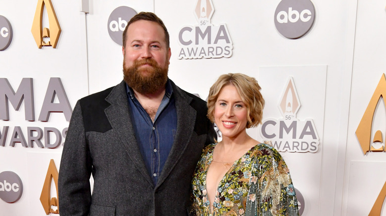 Erin and Ben Napier posing together