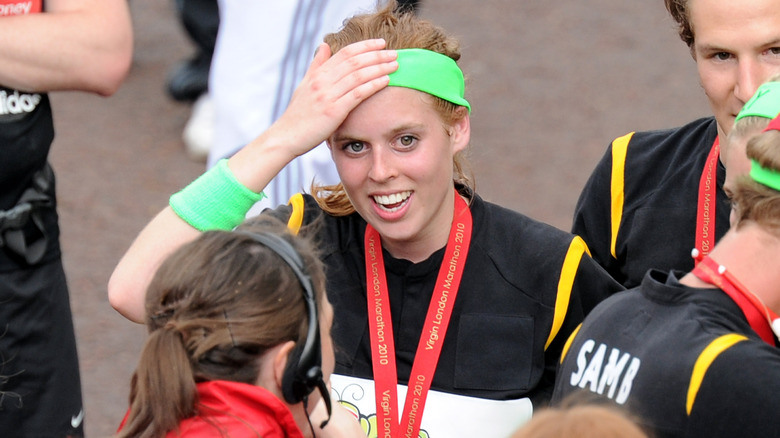 Princess Beatrice at the London Marathon