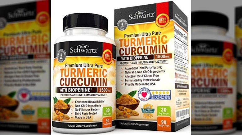 Turmeric Curcumin with Bioperine supplement