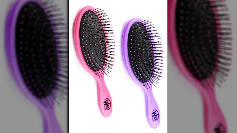 Wet Brush 2 Piece Original Detangler Hair Brush, Pink and Purple