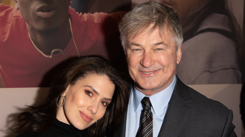 Hilaria and Alec Baldwin smiling 