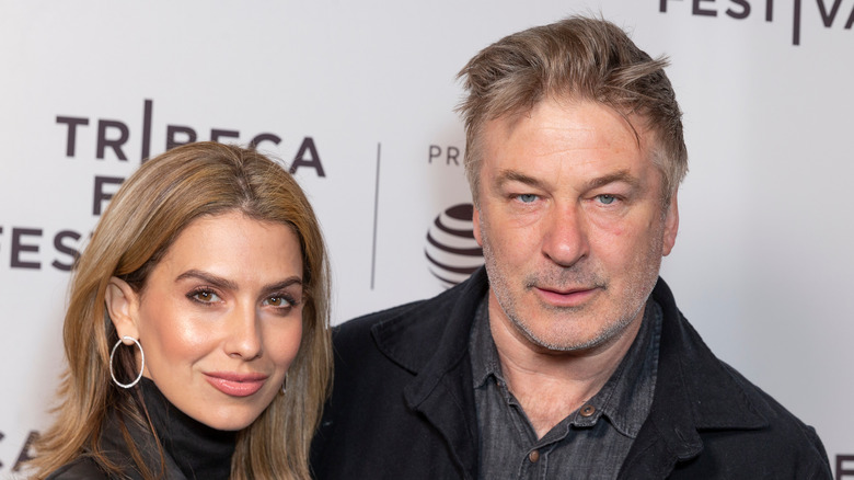 Hilaria and Alec Baldwin posing 