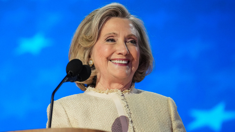 Hillary Clinton smiling