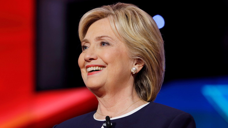 Hillary Clinton smiling