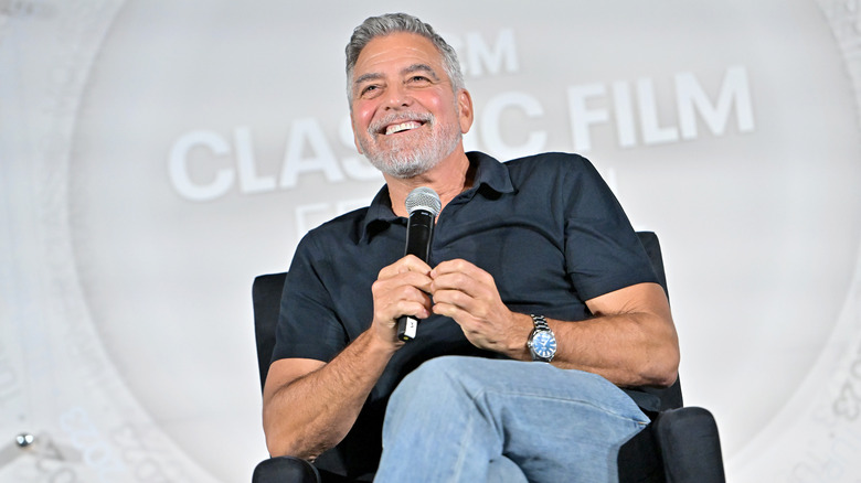 George Clooney smiling 