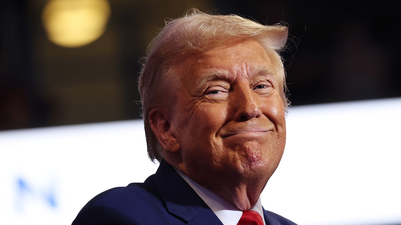 Donald Trump smiling